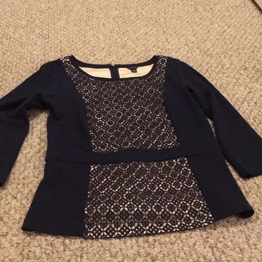 Ann Taylor peplum top